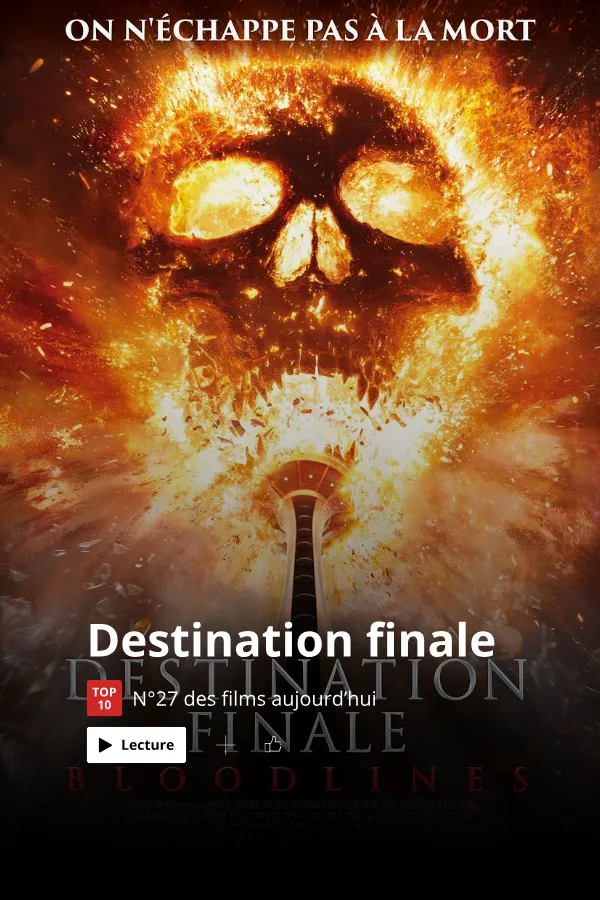 Affiche Destination finale : tu as assuré ton téléphone, pas ton salaire